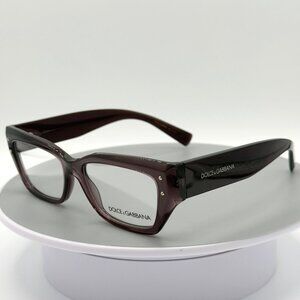 Dolce & Gabbana DG 3387 3045 Transparent Violet Frames Demo Lens 53 16 145